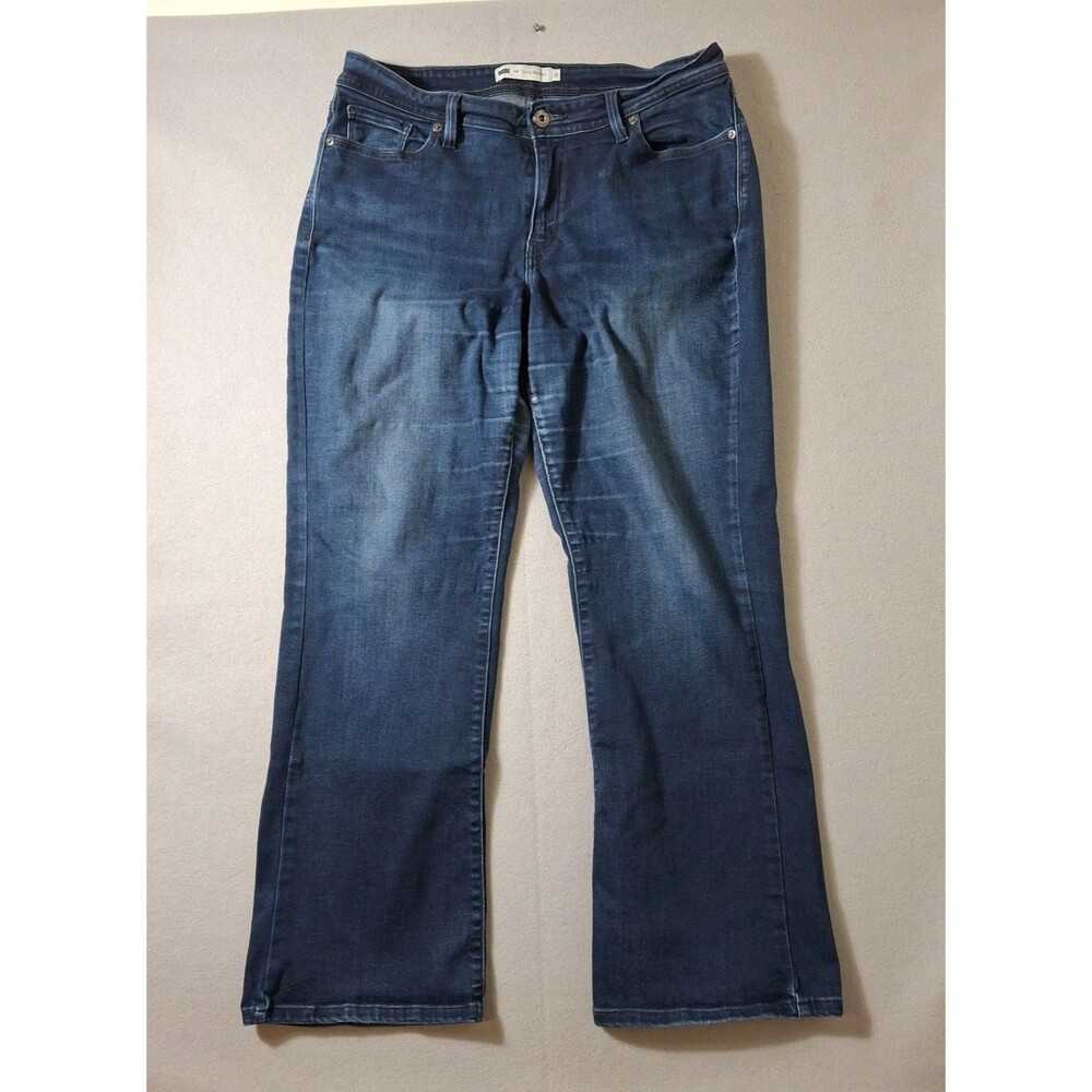 Levis 529 Curvy Bootleg Women's  Jeans 16 36x29.5 Blue Denim Stretch Baggy